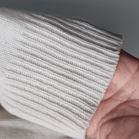 Antoniazzi Made in Italy 100% Wool Luxury Cream Sweater with Fur Floral Design - Picture 4 of 10